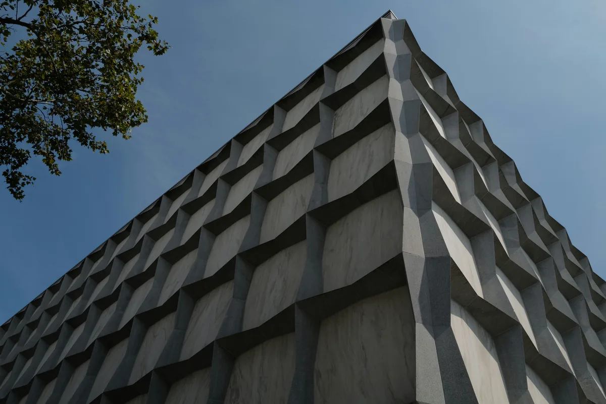 Geometric concrete architecture in New Haven