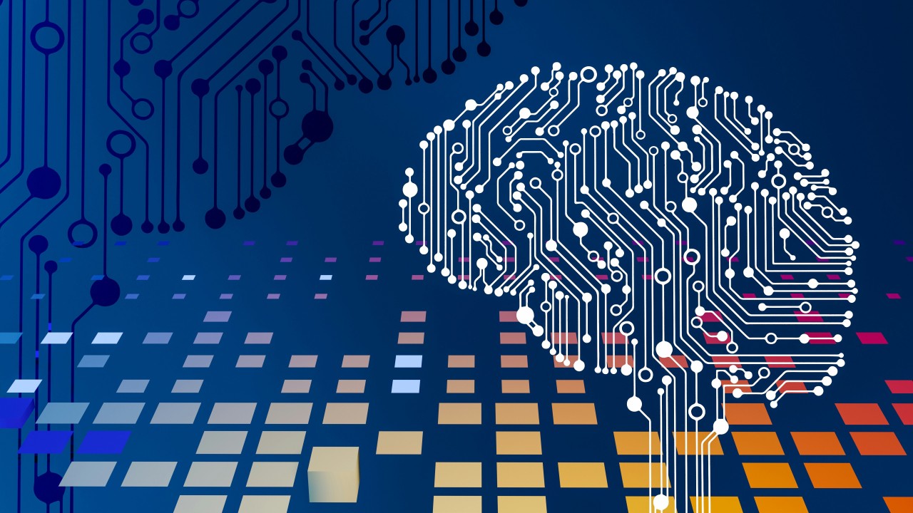 AI circuit brain illustration